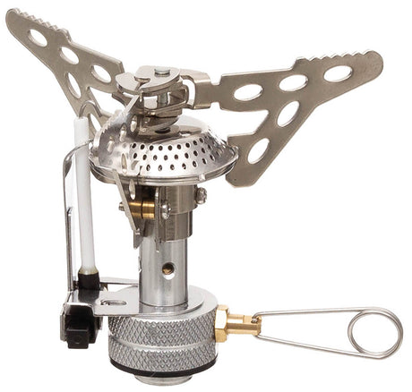 Réchaud à gaz pliant Fox Outdoor 3 kW à allumage piézoélectrique avec boîte rigide
