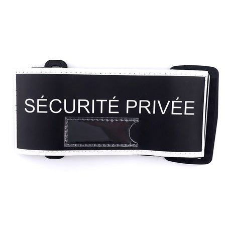 Brassard d'identification Sécurité Privée Patrol Equipement rétroréfléchissant à fenêtre