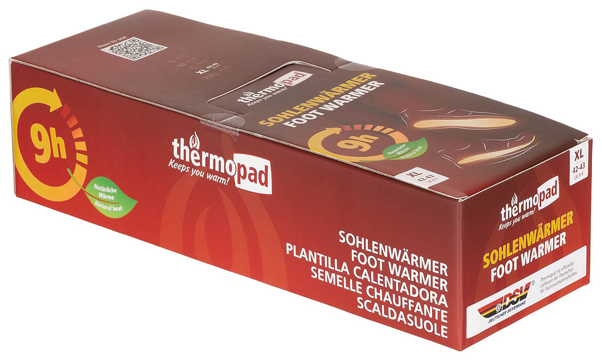 Chaufferette jetable MFH Thermopad pour semelle de chaussure 8 h jusqu'à 45 °C