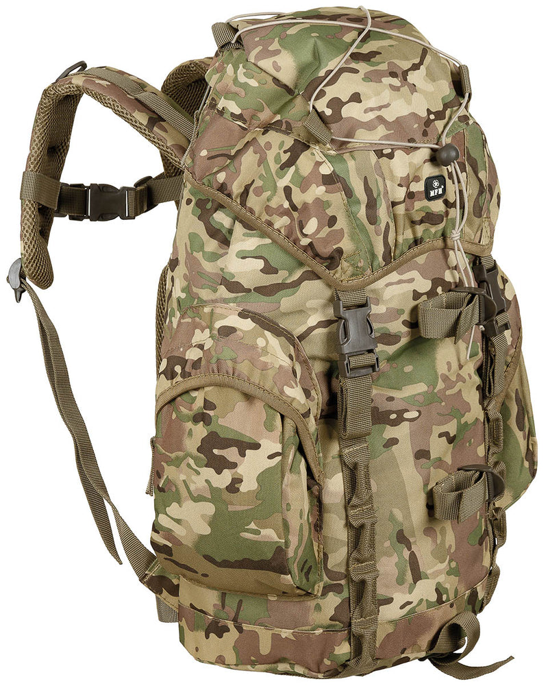 Sac à dos MFH Recon II 25 L à rabat avec housse de protection amovible