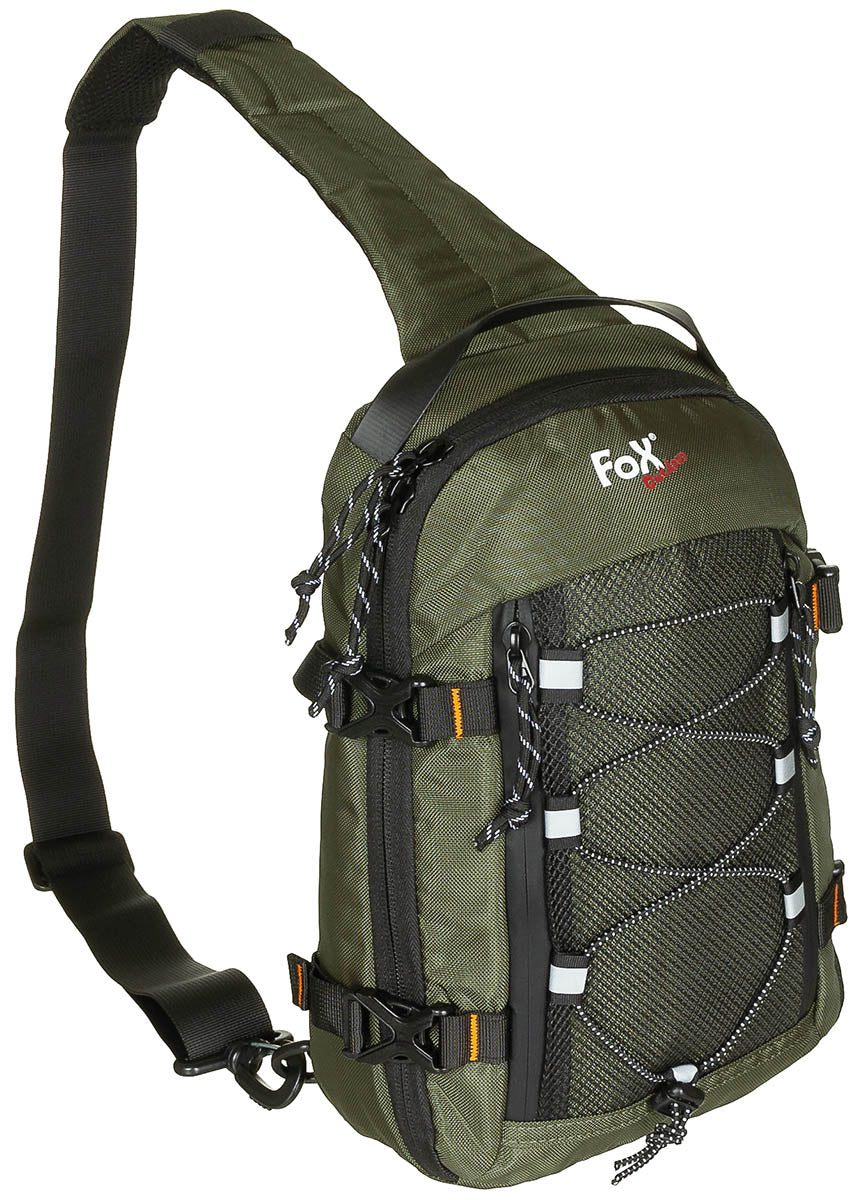 Sacoche bandoulière Fox Outdoor Compact Sling 5 L en polyester 1000D réfléchissante