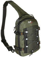 Sacoche bandoulière Fox Outdoor Compact Sling 5 L en polyester 1000D réfléchissante