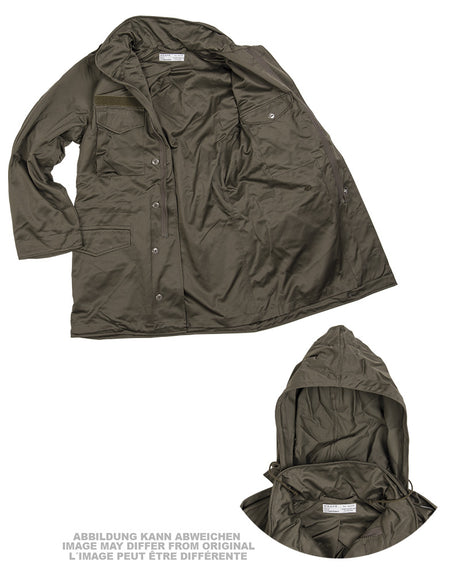 Veste de combat autrichienne en polyester-coton, grandes tailles, stock ancien