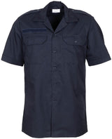 Chemise de campagne néerlandaise à manches courtes en coton et polyester, surplus d'occasion, lot de 10