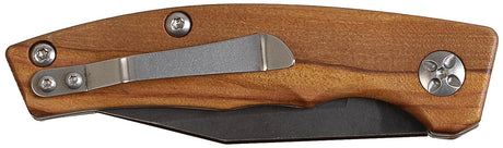 Couteau pliant Fox Outdoor acier 5Cr15MoV manche bois mécanisme slipjoint