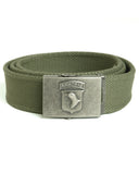 Ceinture Mil-Tec Airborne en polyester 40 mm à boucle acier longueur 130 cm