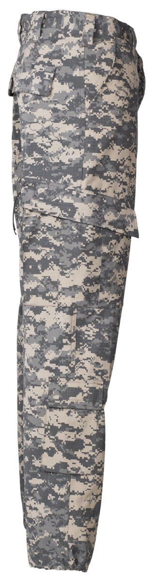 Pantalon de combat US ACU MFH Rip Stop 100 % coton huit poches logements genouillères
