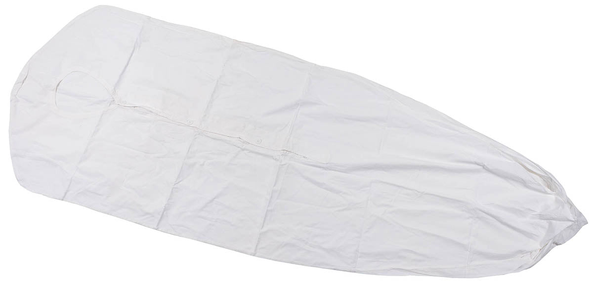 Drap de sac de couchage autrichien tout coton, surplus d'occasion, lot de 10