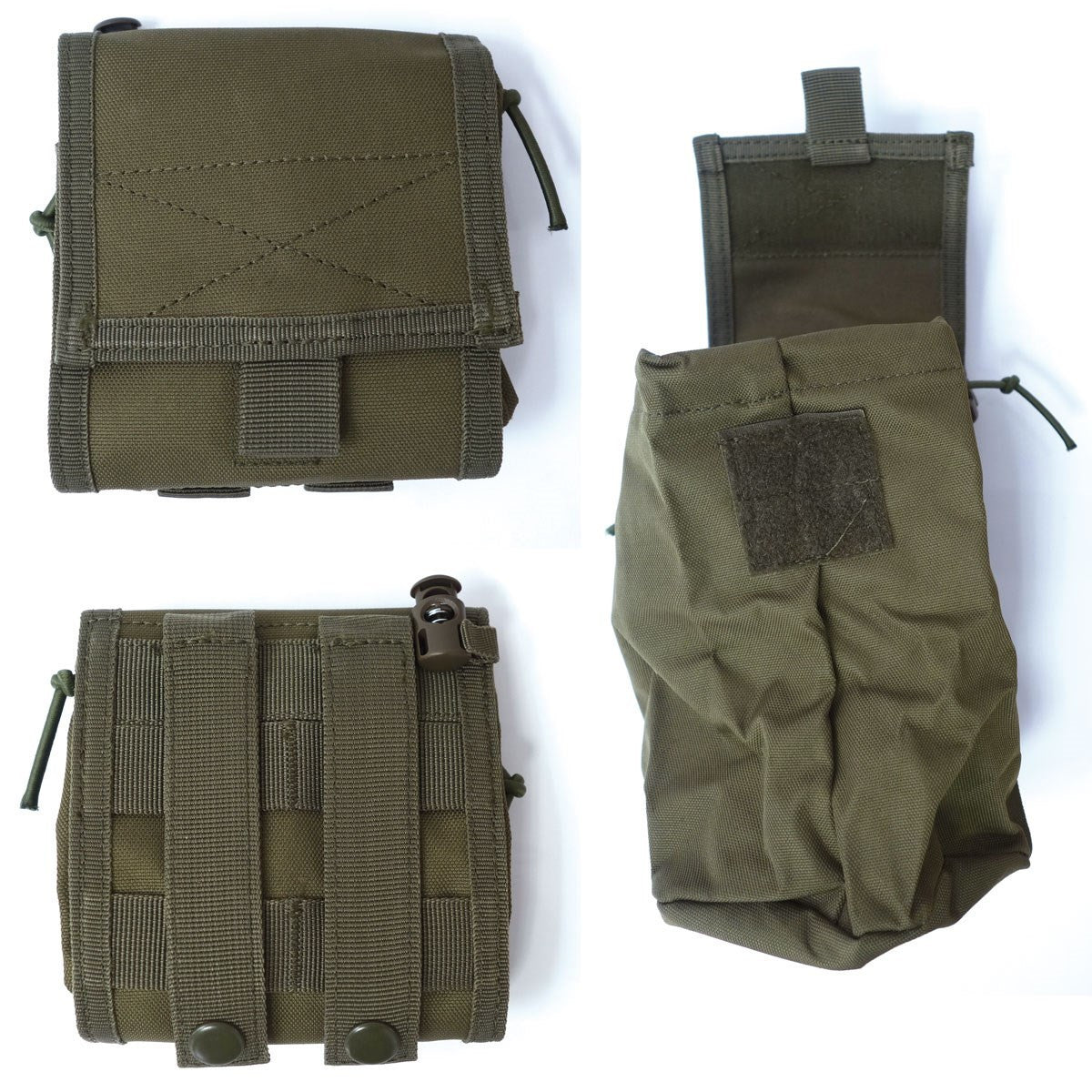 Poche de délestage vide-chargeur MOLLE polyester 600D 20 cm repliable