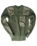 Pull Mil-Tec Bundeswehr en polyacrylique avec renforts de coudes et d'épaules
