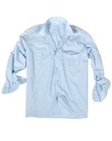 Chemise de service Mil-Tec manches longues en twill polycoton à pattes d'épaule amovibles