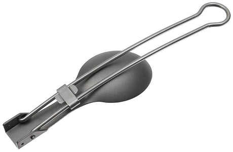 Cuillère pliante Fox Outdoor en titane 22 cm pesant 25 g avec filet de rangement