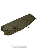 Sac de couchage d'hiver quatre pièces de la Bundeswehr, surplus d'occasion