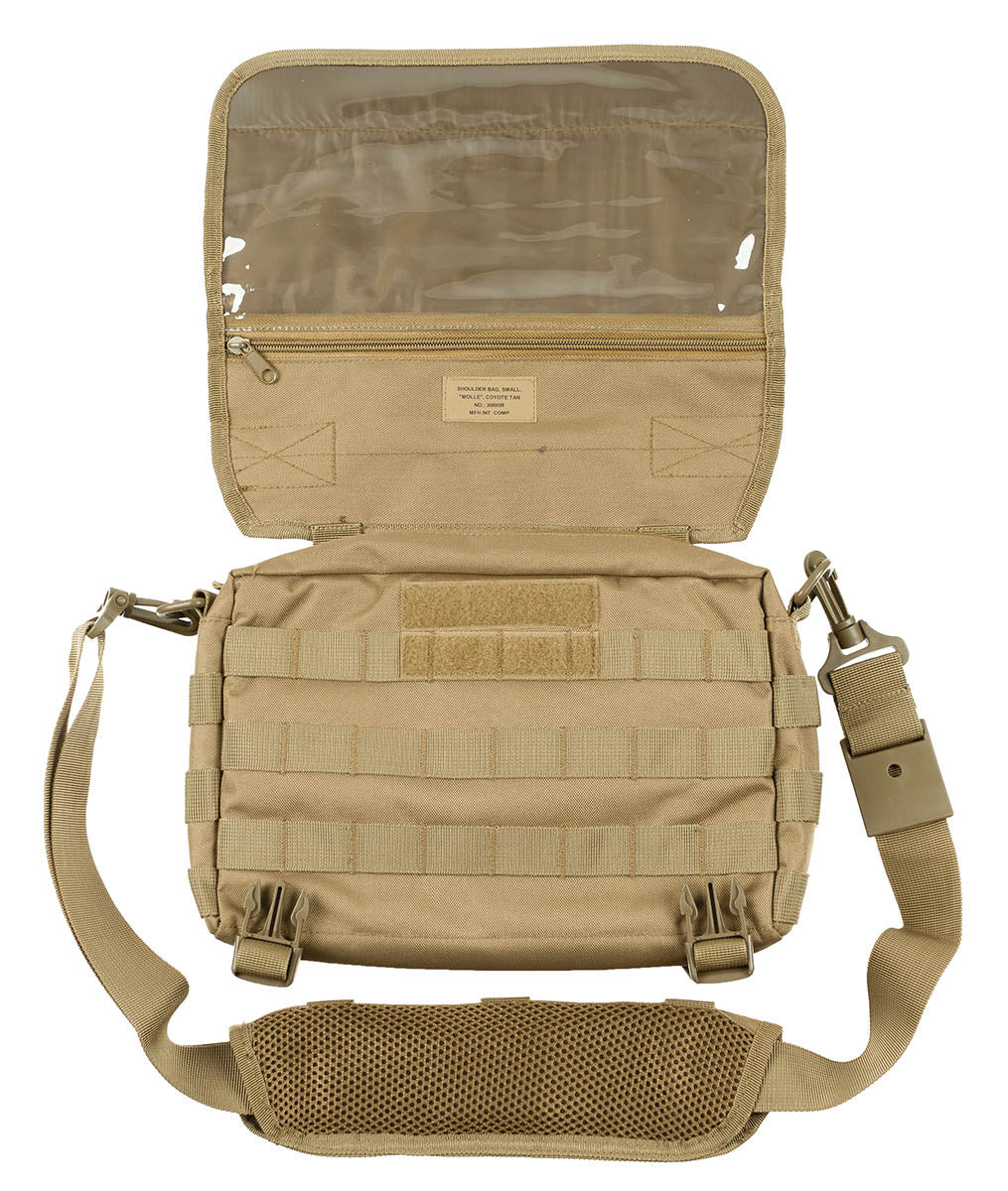 Sacoche de transport MFH MOLLE 4 L avec rabat amovible et porte-carte transparent