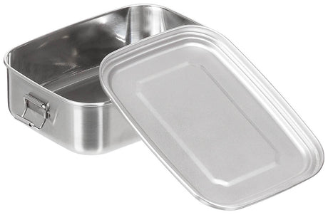 Boîte-repas Fox Outdoor en acier inoxydable 0,75 ou 1 l à deux clips latéraux