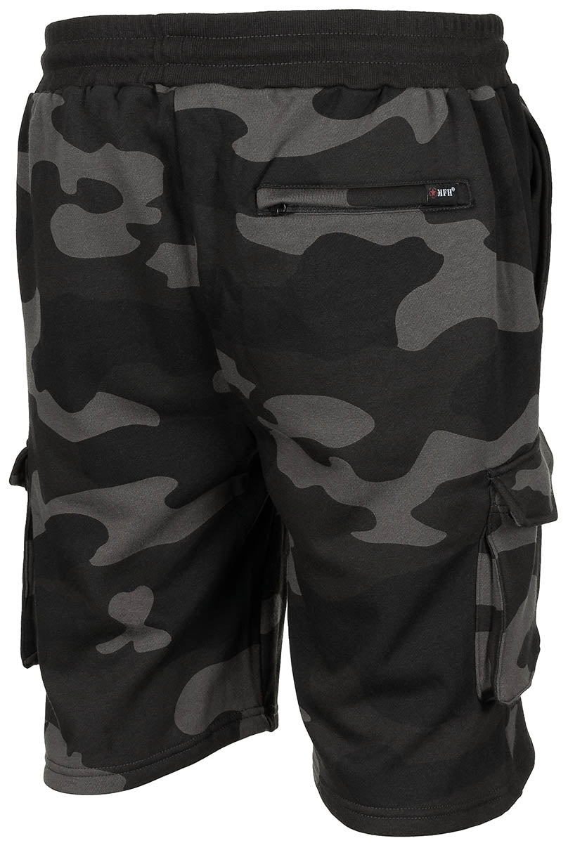 Bermuda Jogger MFH taille élastique à cordon poches de cuisse auto-agrippantes