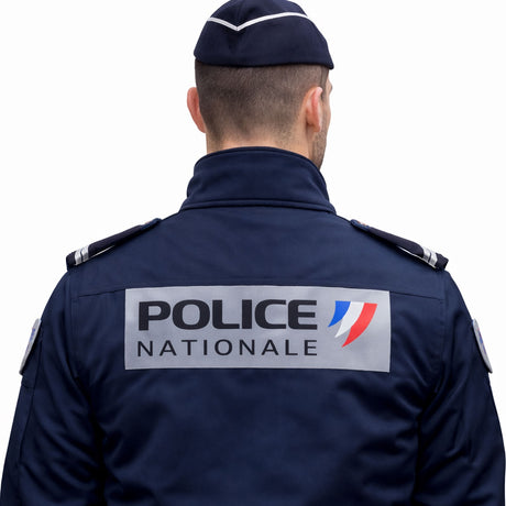 Bandeau rétroréfléchissant Patrol Equipement Police Nationale dos auto-agrippant