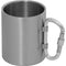 Quart Fox Outdoor en acier inoxydable double paroi 300 ml avec mousqueton