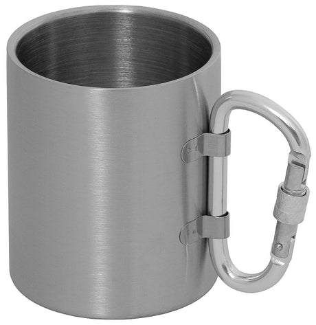 Quart Fox Outdoor en acier inoxydable double paroi 300 ml avec mousqueton