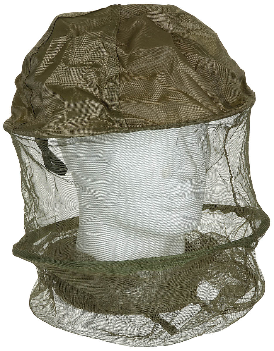 Moustiquaire de tête MFH en nylon avec armature métallique d'écartement