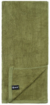 Serviette éponge MFH en coton 110 x 50 cm format bain pour hygiène de campagne