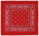 Bandana MFH en coton 55 x 55 cm, carré classique à porter au cou ou sur la tête