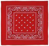 Bandana MFH en coton 55 x 55 cm, carré classique à porter au cou ou sur la tête