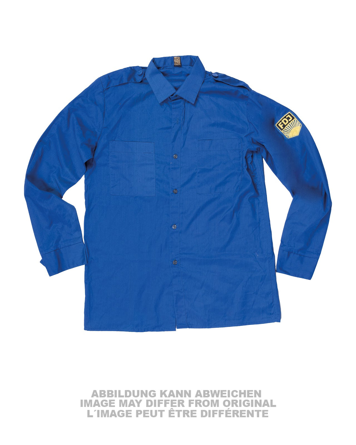 Chemise d'organisation de jeunesse est-allemande, modèle FDJ, occasion