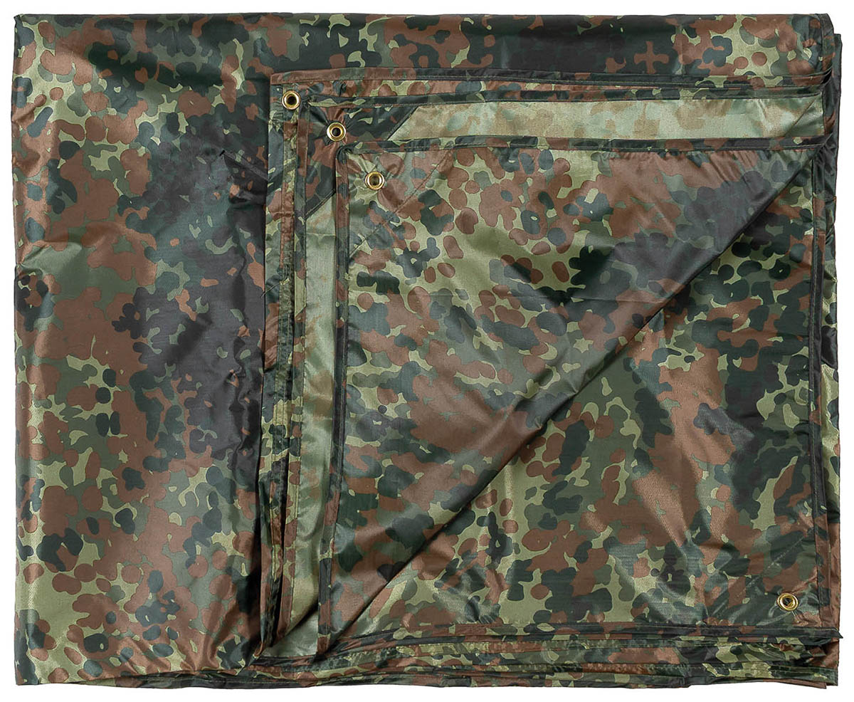 Bâche multi-usages MFH Tarp 200 x 300 cm 12 œillets colonne d'eau 2500 mm