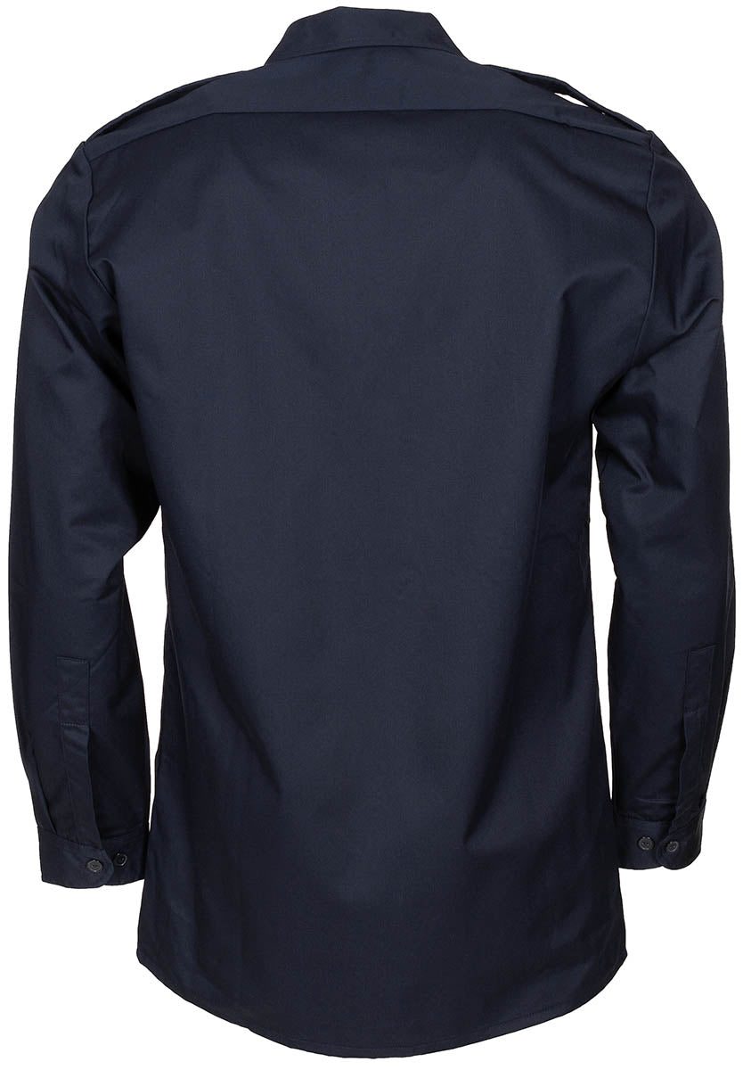 Chemise de campagne néerlandaise à manches longues en coton et polyester, surplus d'occasion, lot de 10