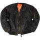 Blouson Mil-Tec type US MA1 Basic en nylon ouaté avec poche de bras à porte-crayons
