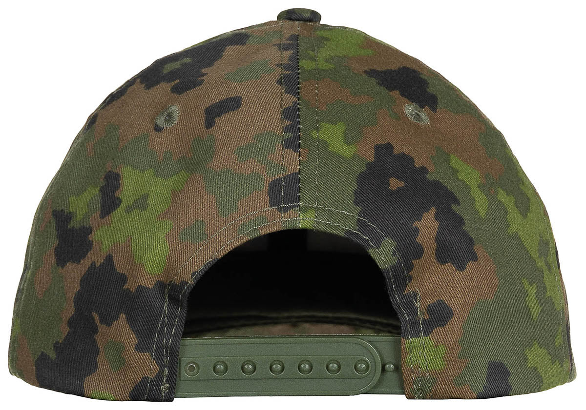 Casquette US MFH réglable en polycoton à visière six piqûres et six œillets