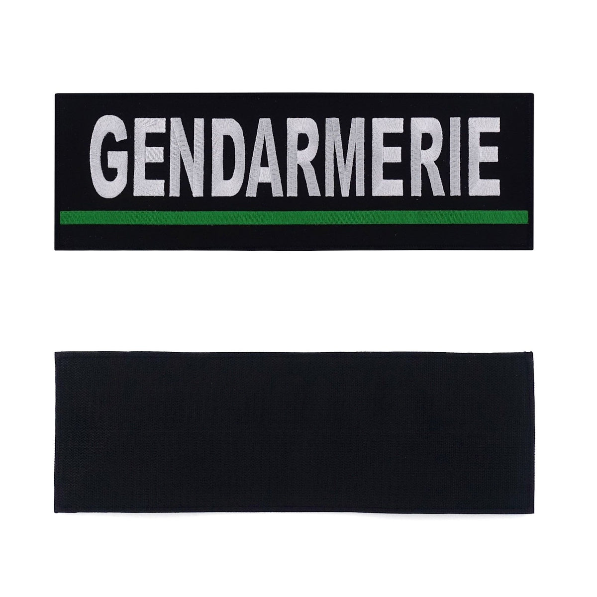 Bandeau d'identification Patrol Equipement Gendarmerie brodé 30 x 10 cm auto-agrippant