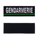 Bandeau d'identification Patrol Equipement Gendarmerie brodé 30 x 10 cm auto-agrippant
