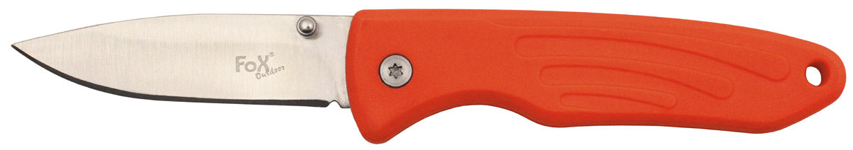 Couteau pliant Fox Outdoor manche TPR lame 8 cm mécanisme slipjoint 80 g