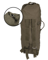 Sac marin type US Mil-Tec en coton 75 litres 100 × 50 cm avec bretelles rembourrées