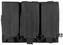 Porte-chargeur triple MOLLE MFH à quatre sangles de fixation, 25 x 19 x 5 cm