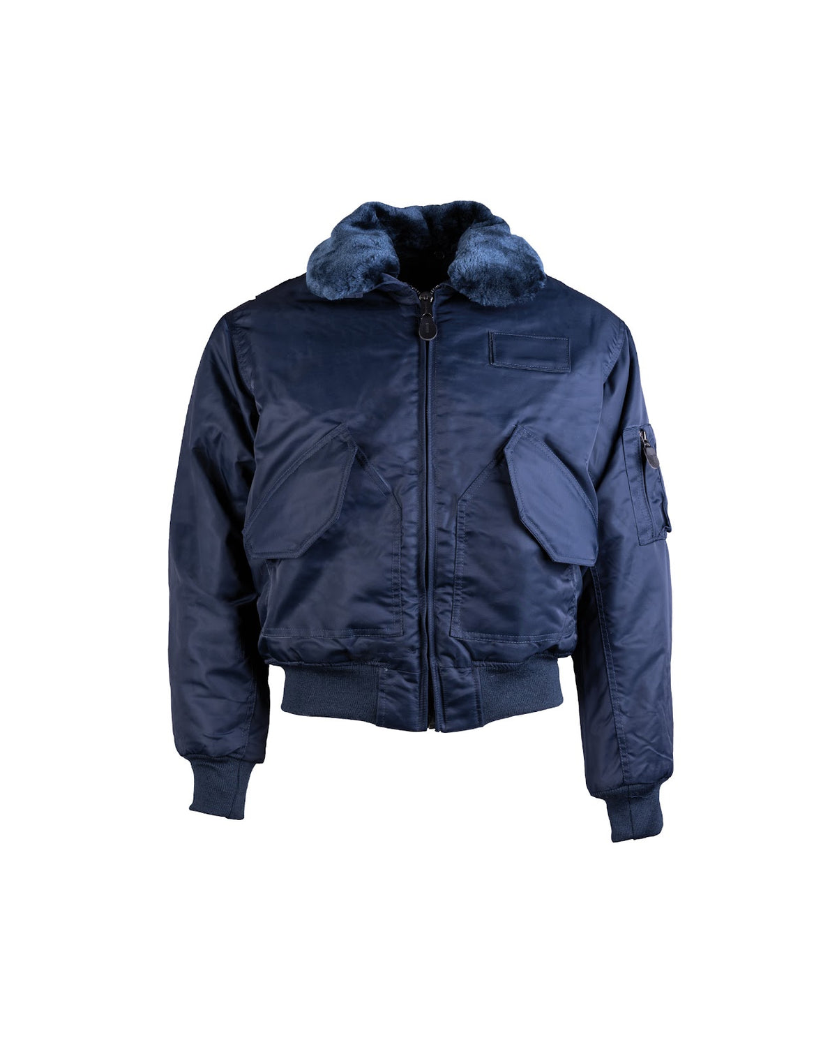 Blouson type CWU Mil-Tec en nylon déperlant matelassé avec col amovible et cinq poches