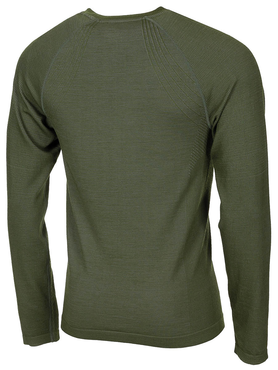 T-shirt thermorégulateur Fox Outdoor Merino 50 à 50 % laine mérinos sans couture