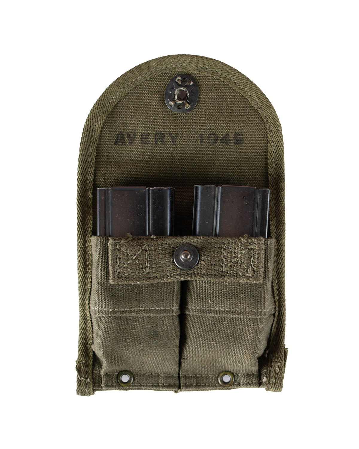 Porte-chargeur militaire type US pour chargeur 30 coups M1, stock ancien