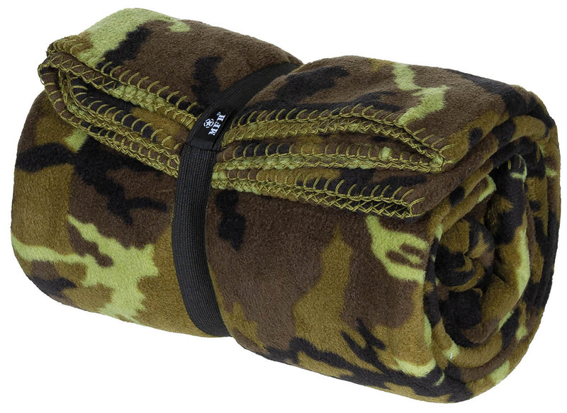 Couverture polaire MFH 200 x 150 cm en polyester 300 g/m² avec sac de transport
