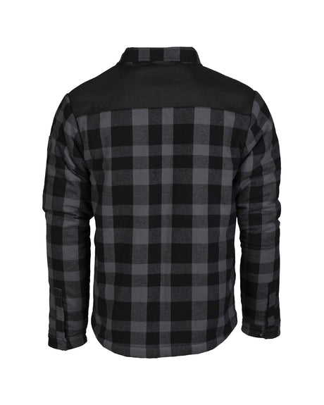 Blouson Mil-Tec type bûcheron en coton doublé peluche 310 g/m² avec épaules Cordura