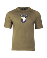 T-shirt imprimé 101st Airborne Mil-Tec en coton jersey simple 140 g/m²