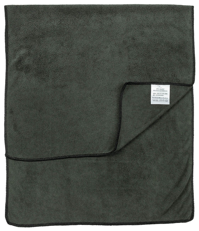 Serviette néerlandaise en microfibre, surplus d'occasion, lot de 10