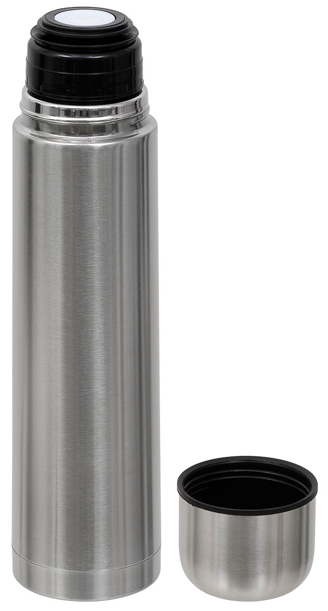 Bouteille isotherme Fox Outdoor 1 l en acier inoxydable 570 g bouchon-gobelet