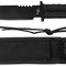 Couteau à lame fixe Fox Outdoor lame 16 cm manche tressé 200 g avec fourreau