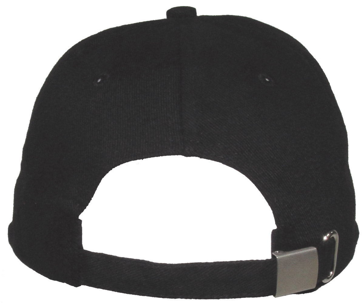 Casquette plate PureTrash brodée tête de mort en coton à boucle métallique