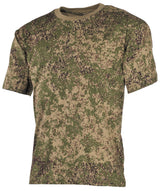 T-shirt US manches courtes MFH 170 g/m² coton à impression réactive col renforcé