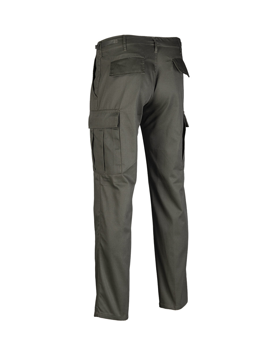 Pantalon de combat Mil-Tec type BDU en polyester-coton 80/20 à jambe droite