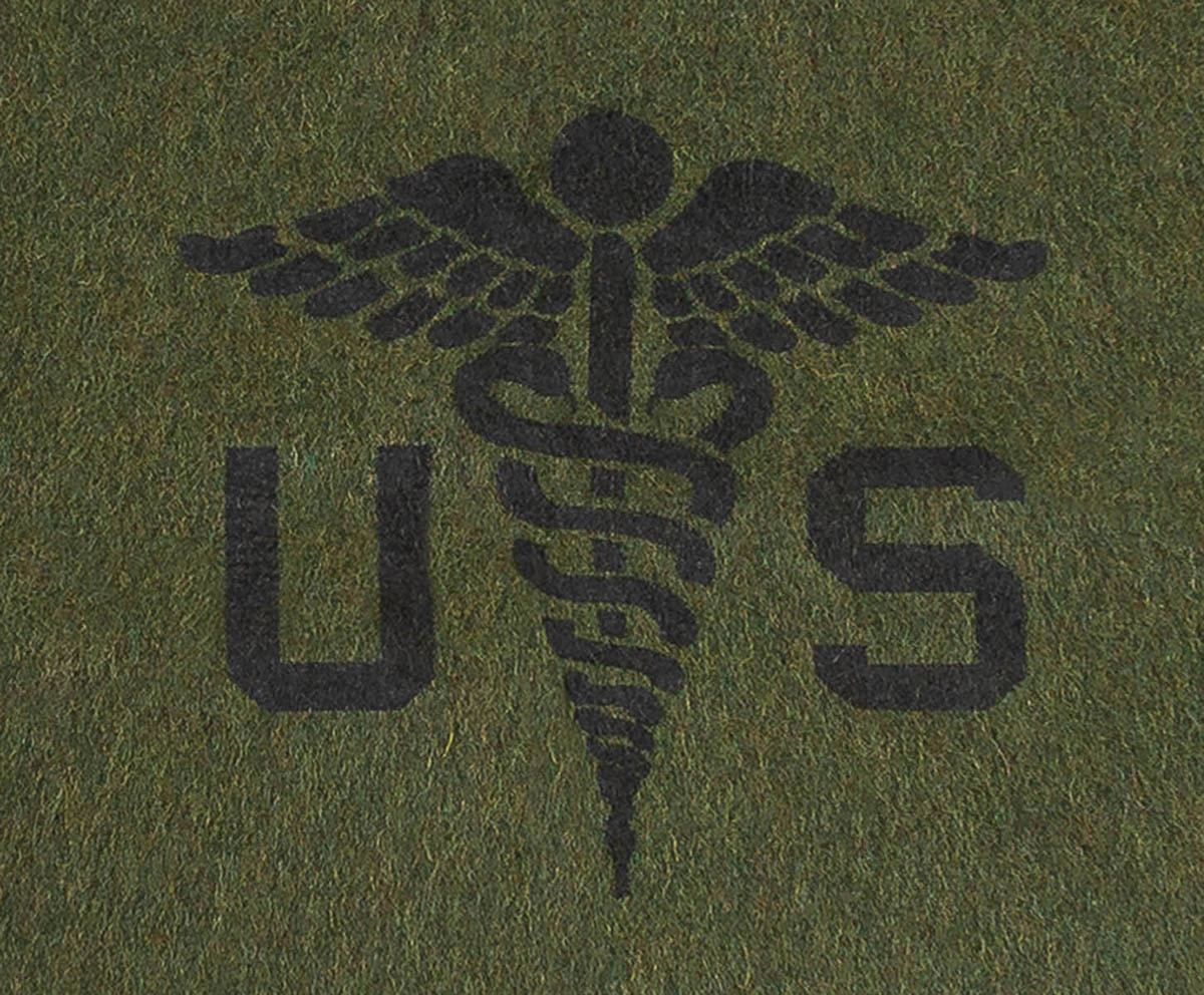 Couverture en laine type US Medical MFH 225 x 155 cm en 80 % laine et polyester